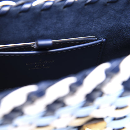 Louis Vuitton Epi Guinguette Twist Shoulder Bag MM Indigo Blue 9 of 10