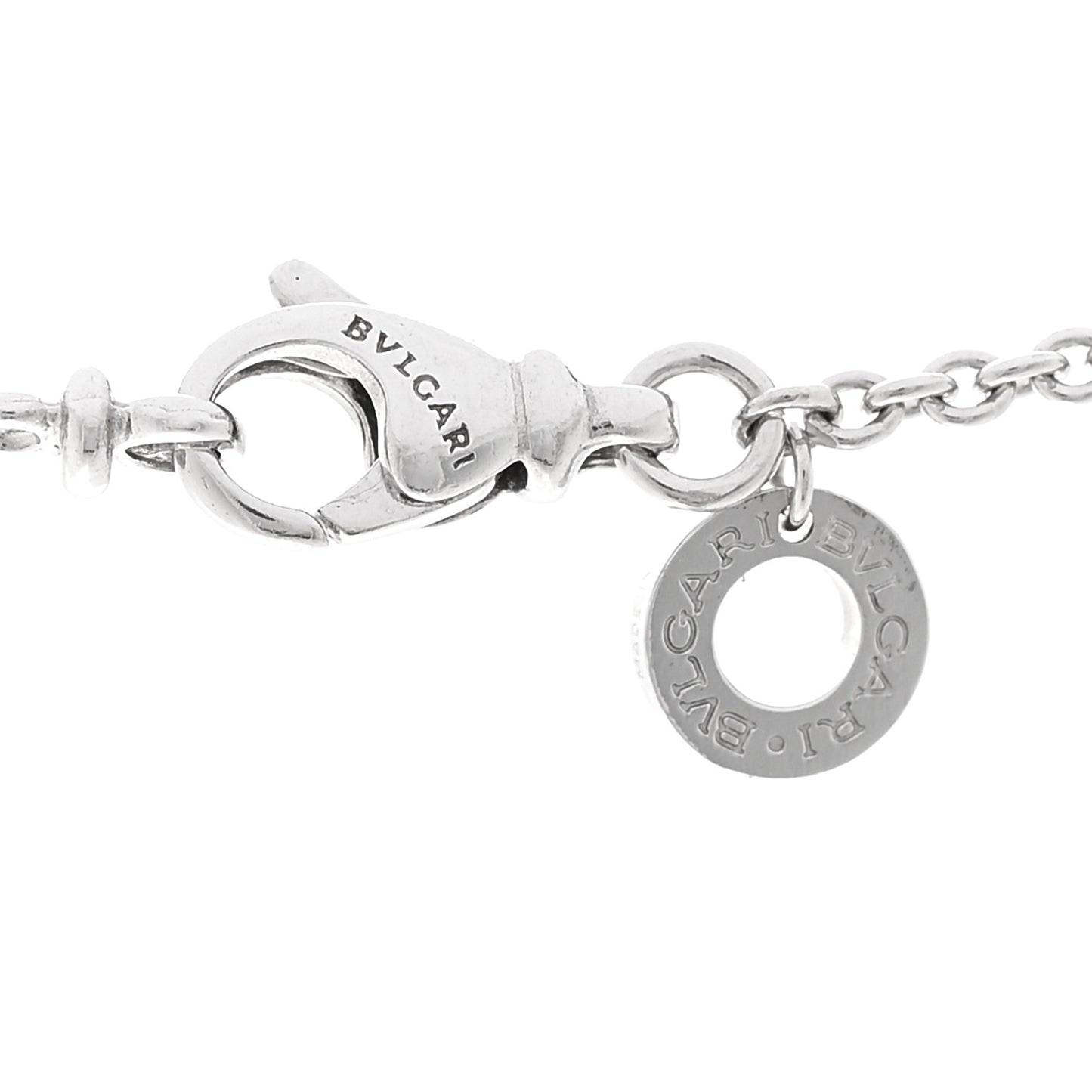 18K White Gold B.Zero1 Pendant Necklace