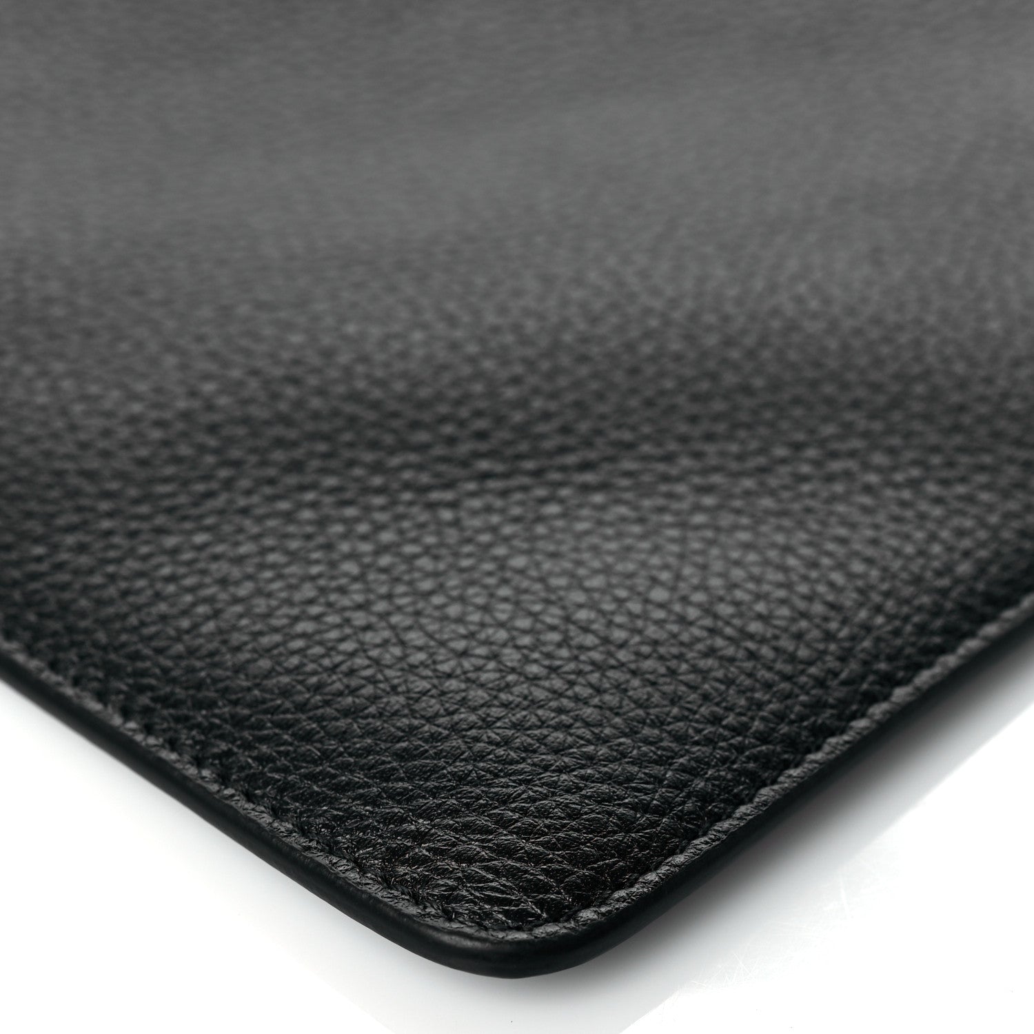 Salvatore Ferragamo Calfskin Wristlet Clutch Black 8 of 8