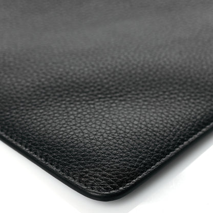 Salvatore Ferragamo Calfskin Wristlet Clutch Black 8 of 8