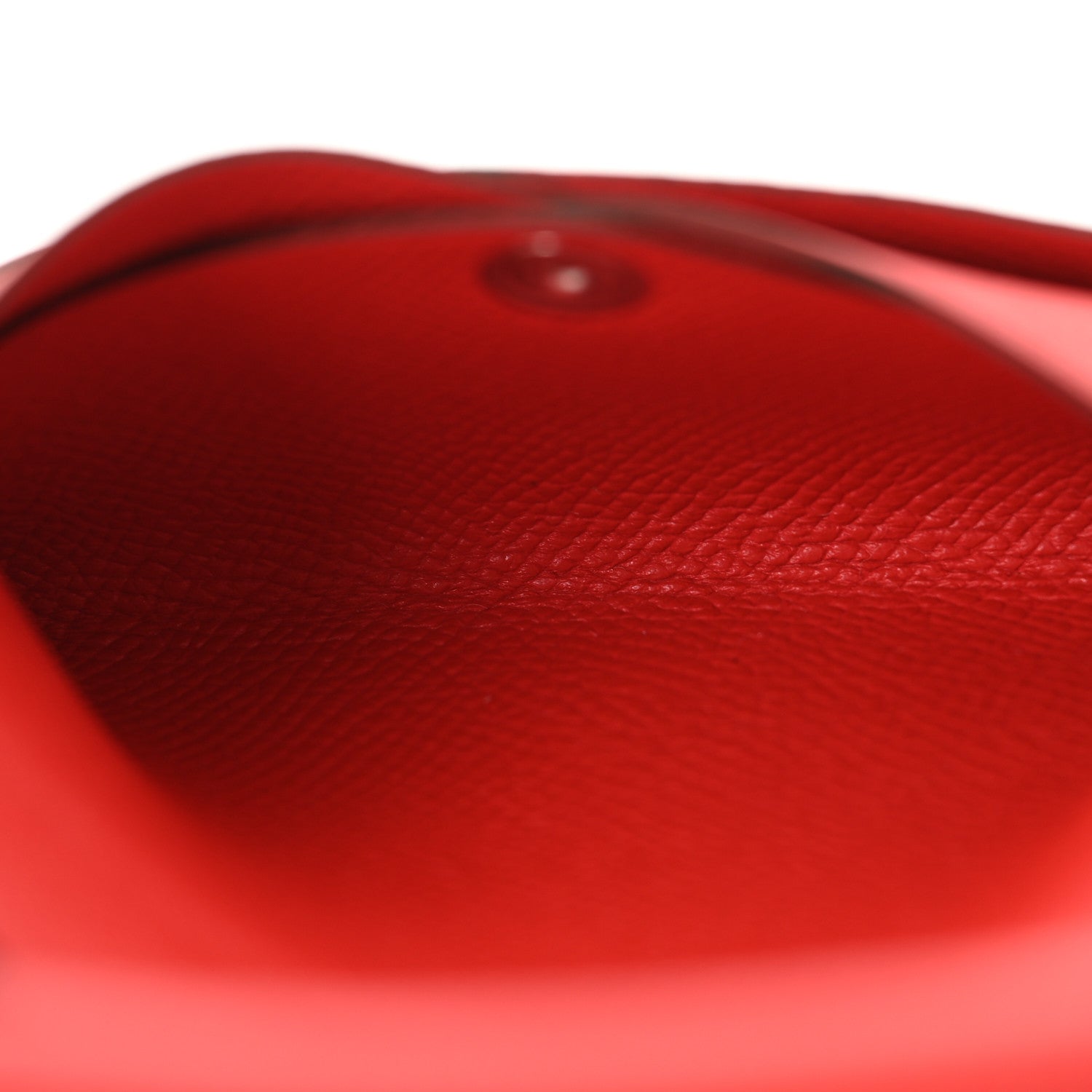 Hermes Epsom Calvi Duo Card Case Rouge De Coeur 6 of 7
