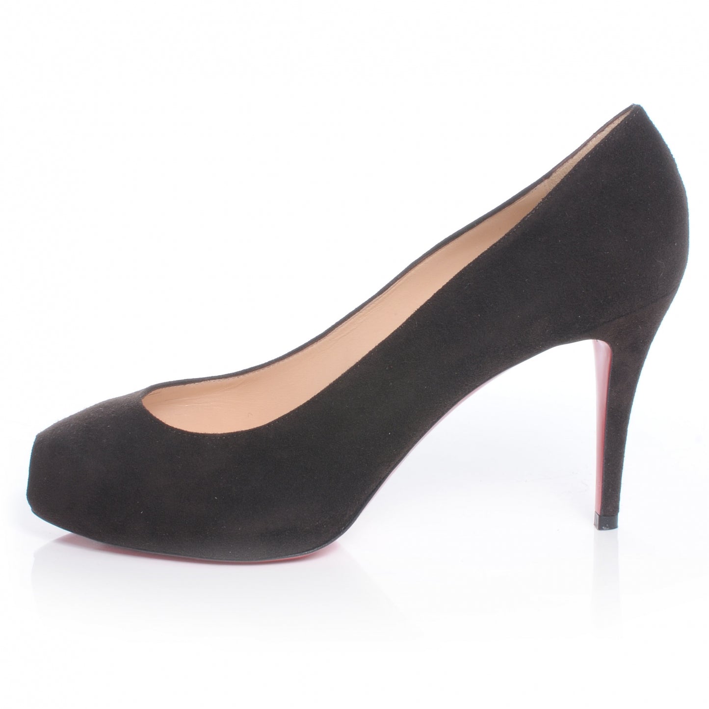 Suede Open Clic 90 Pumps 39.5 Brown