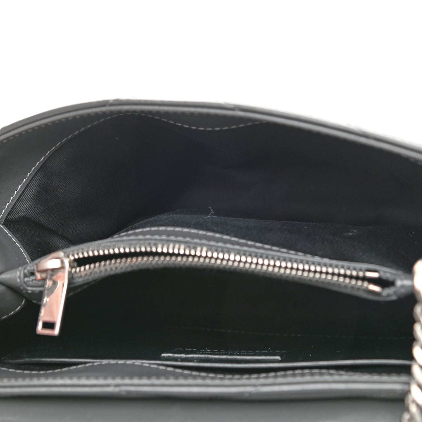 Calfskin Y Quilted Monogram Small Loulou Chain Satchel Storm