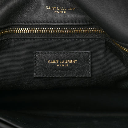 Saint Laurent Boucle Tweed Monogram Medium Niki Chain Satchel Black 6 of 9