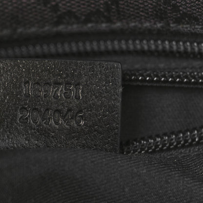 Gucci Monogram Web Medium Flat Messenger Bag Black 7 of 10