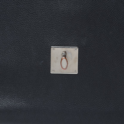 Louis Vuitton Soft Calfskin Lockme II Top Handle Black 9 of 17