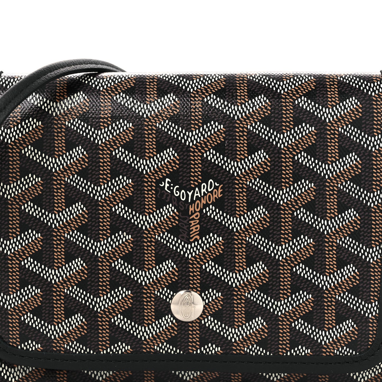 Goyardine Plumet Wallet Clutch Black