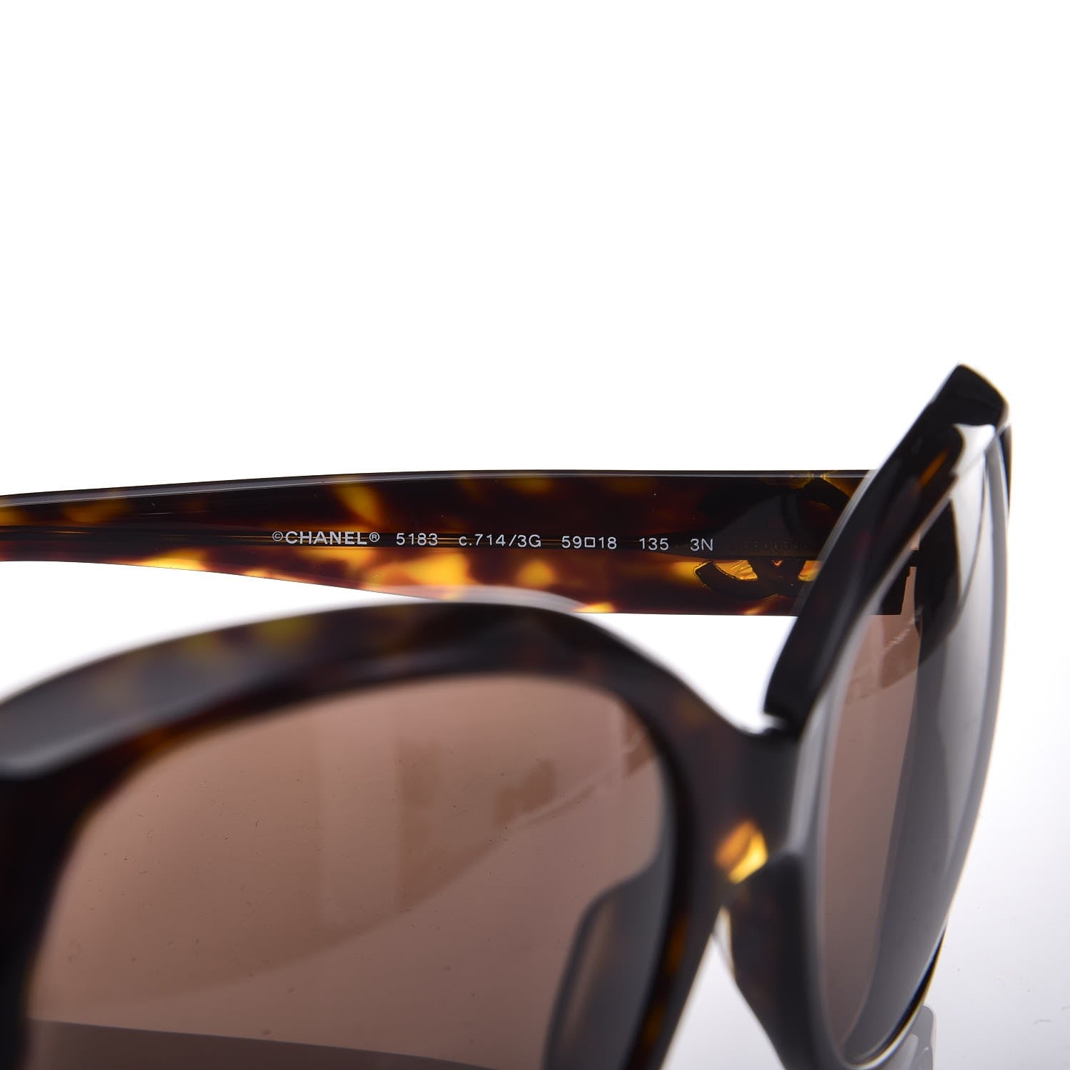 Chanel CC Sunglasses 5183 Tortoise 5 of 7