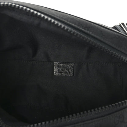 Gucci Nylon Monogram Fanny Pack Belt Bag Black 6 of 10