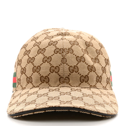 Gucci Monogram Web Baseball Hat L Beige Cocoa 3 of 9