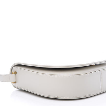 Saint Laurent Calfskin Quilted Y Joan Satchel White 9 of 11
