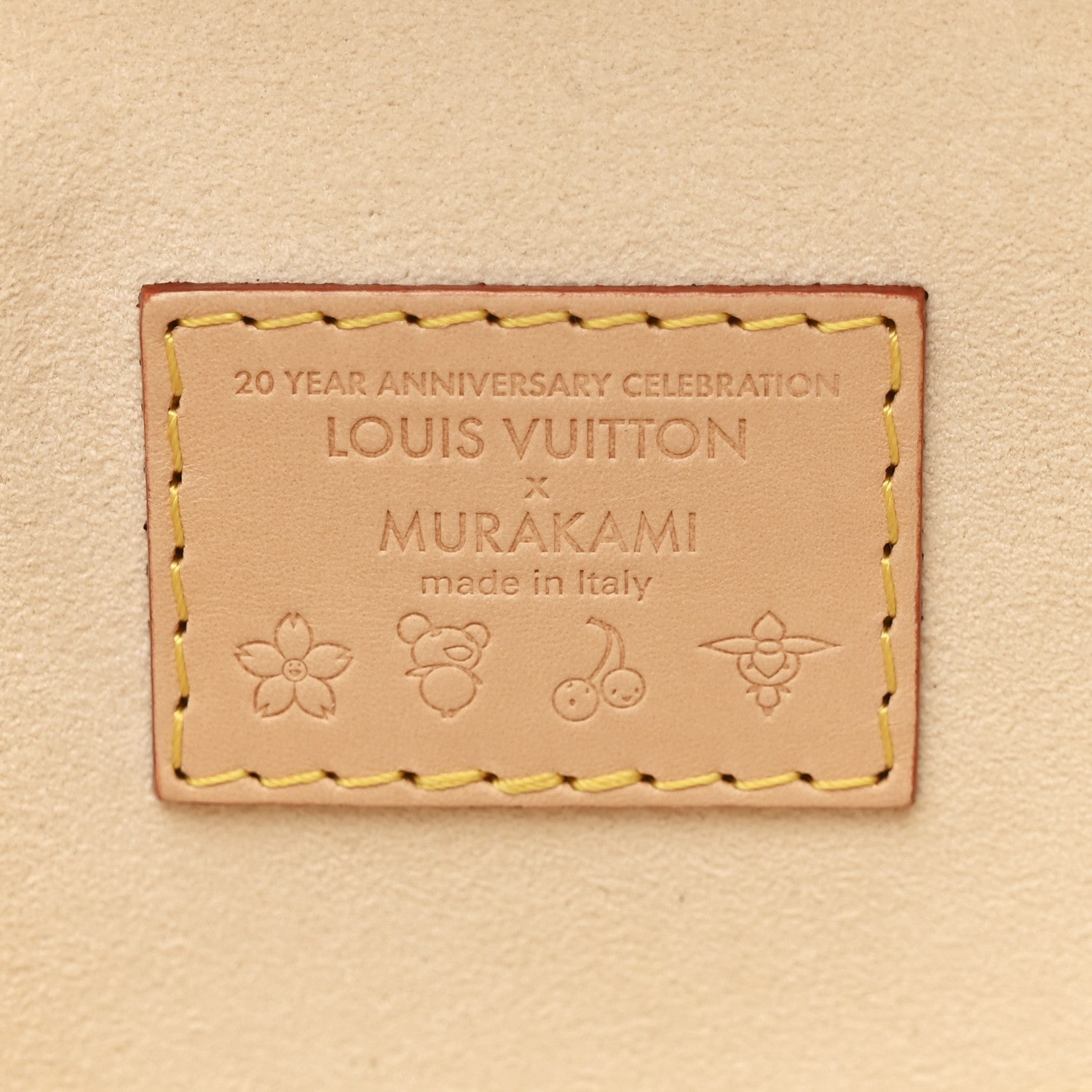 Louis Vuitton LV x TM Monogram Multicolor Vanity Chain Pouch White