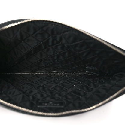 Chanel Lambskin Quilted Medium Cosmetic Case Black 5 of 11