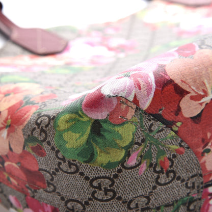 Gucci GG Supreme Monogram Blooms Medium Reversible Tote Beige Multicolor Dry Rose 11 of 11