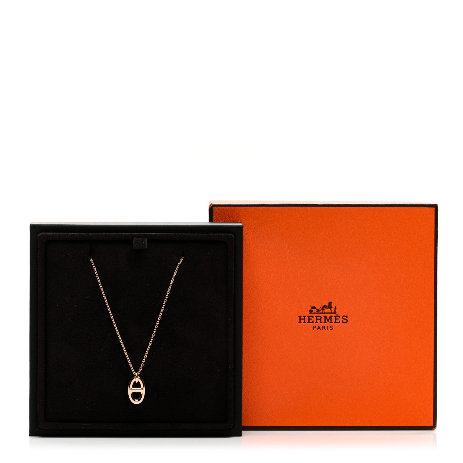 Hermes 18K Rose Gold PM Farandole Pendant Necklace 5 of 5