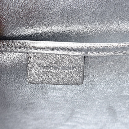 Celine Laminated Lambskin Nano Luggage Silver 7 of 13