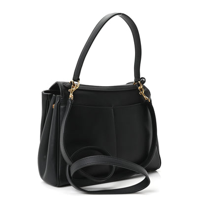 Balenciaga Natural Smooth Calfskin Small Rodeo Top Handle Handbag Black 2 of 8