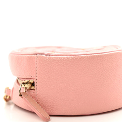 Chanel Caviar Quilted Round Filigree Crossbody Pink 9 of 11