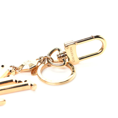 Louis Vuitton LV Facettes Bag Charm Key Holder Gold 4 of 4