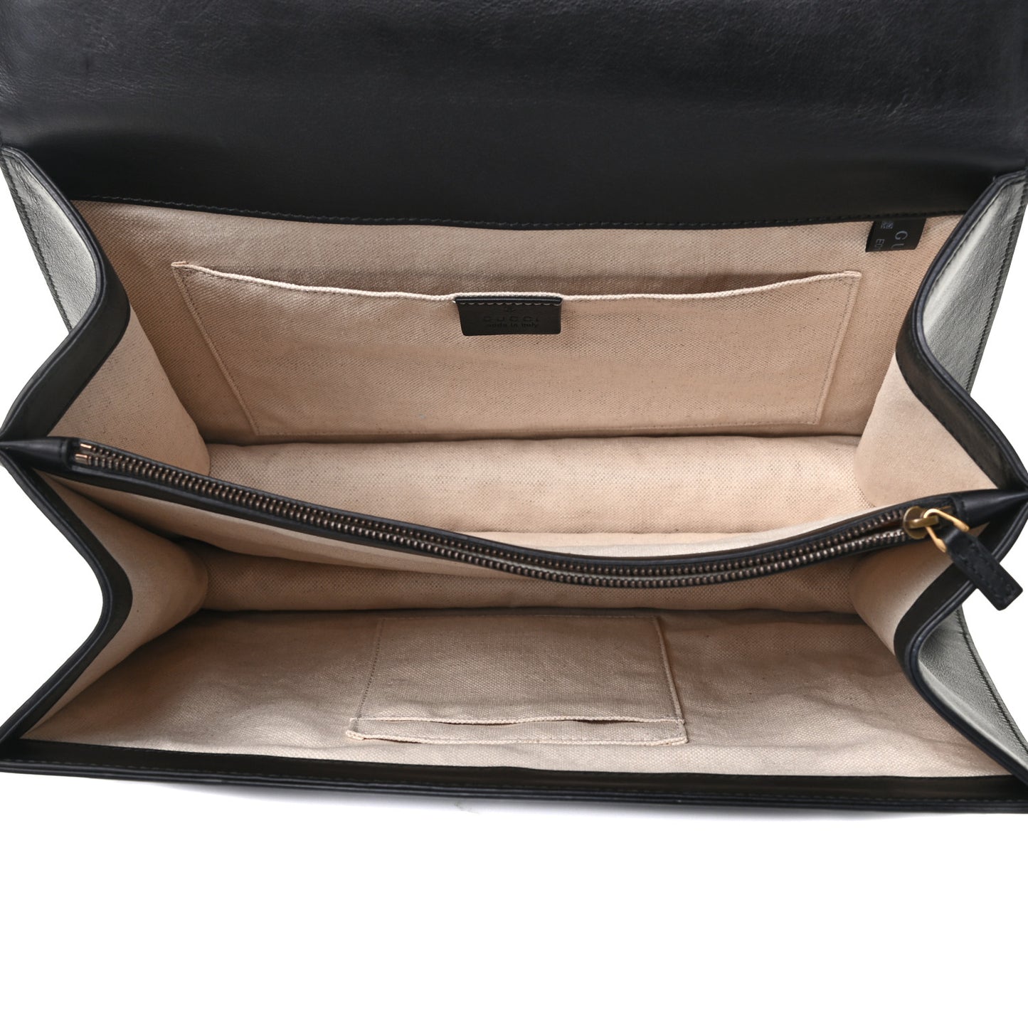 Calfskin Bamboo Web Large Dionysus Top Handle Bag Black Bright Evergreen Hibiscus Red