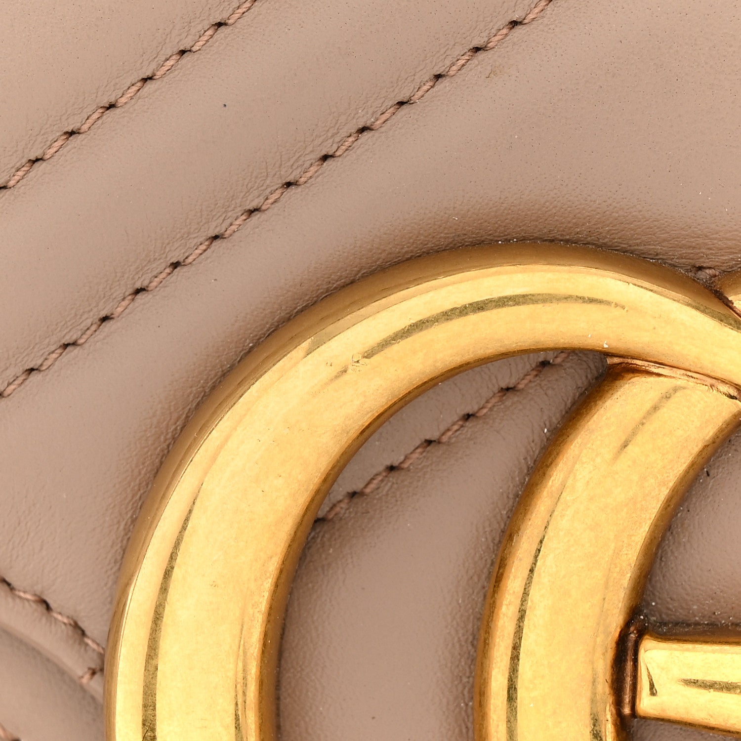 Gucci Calfskin Matelasse Medium GG Marmont Shoulder Bag Porcelain Rose 12 of 17
