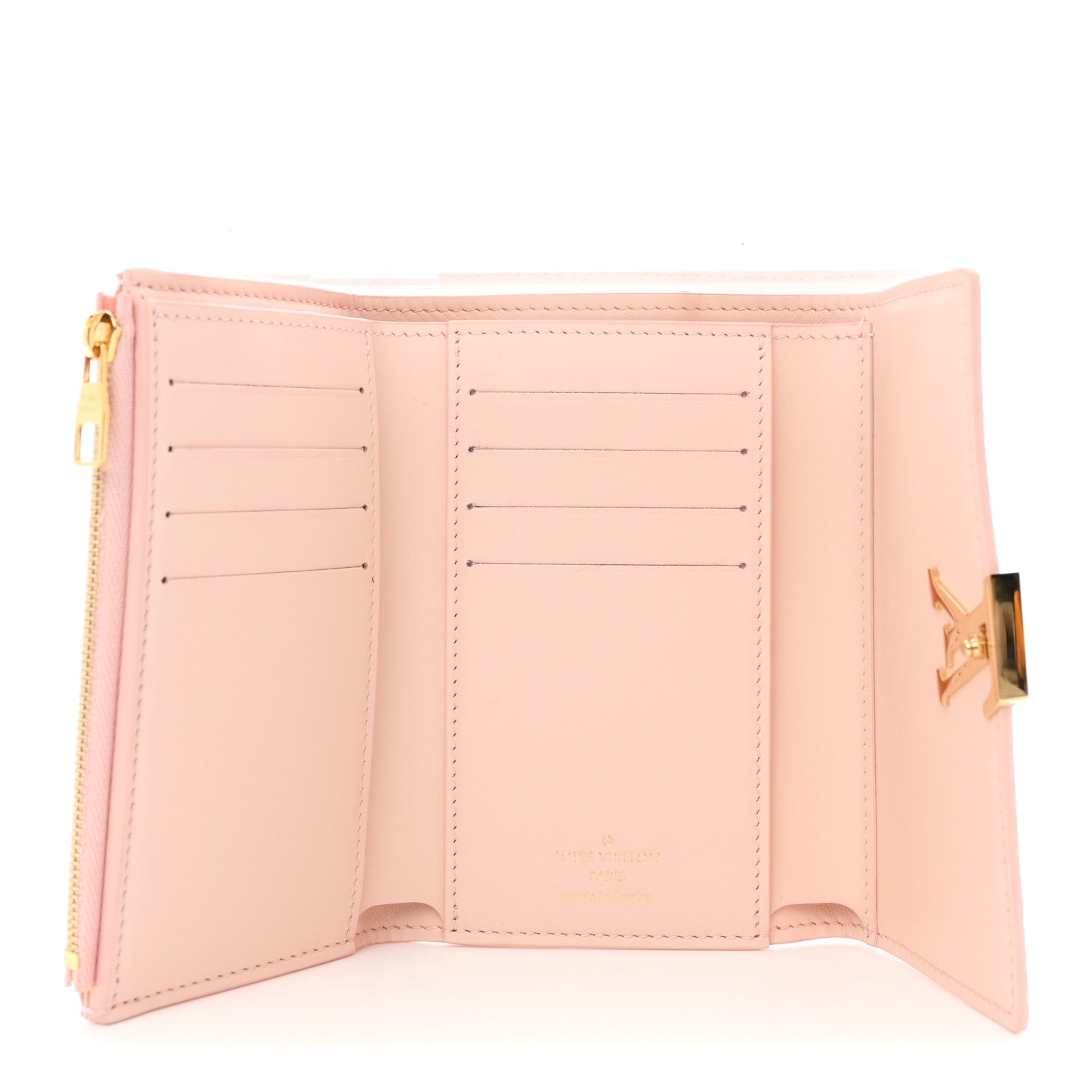 Louis Vuitton Taurillon Capucines Compact Wallet Rose 5 of 6