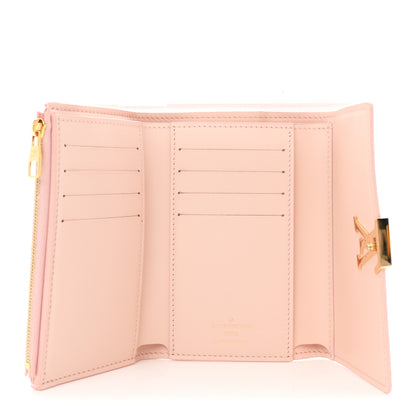 Louis Vuitton Taurillon Capucines Compact Wallet Rose 5 of 6