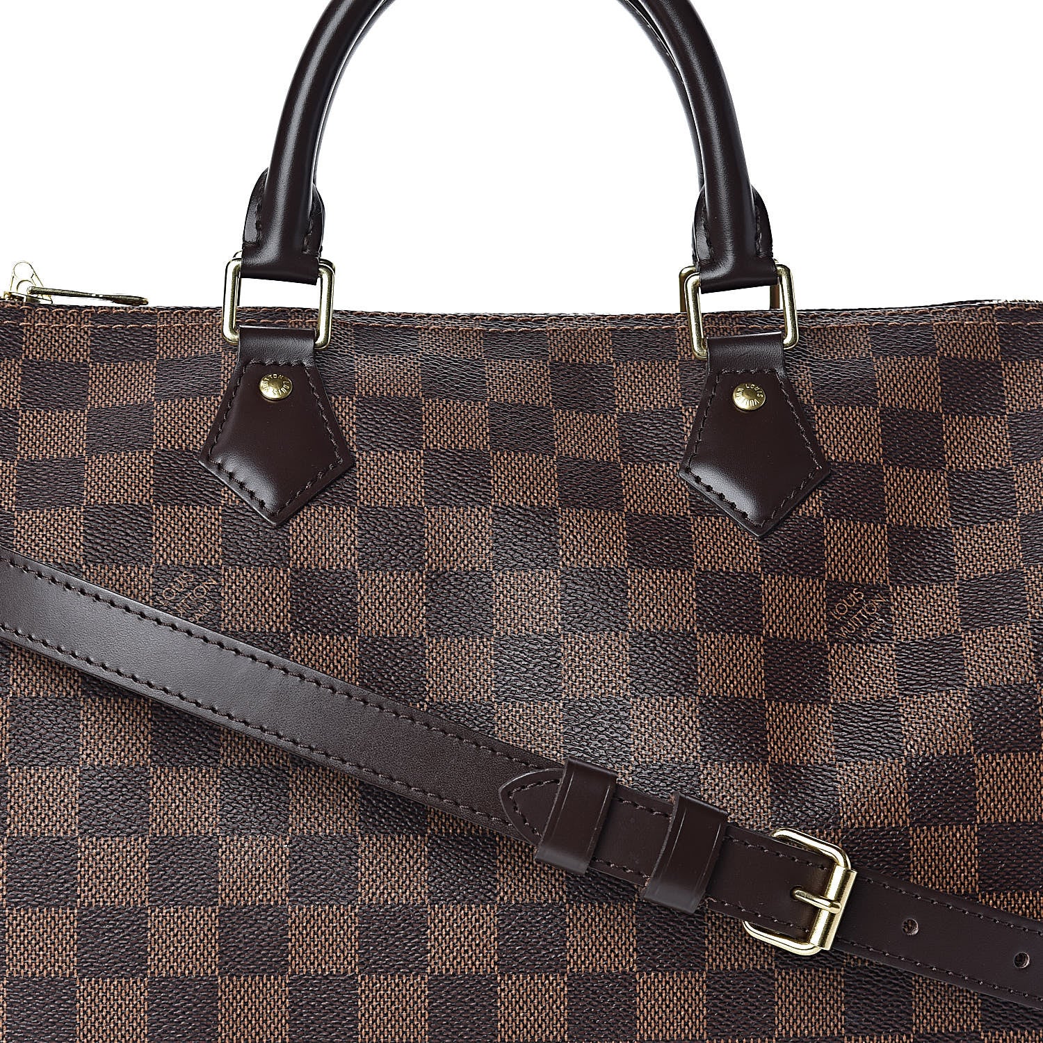 Louis Vuitton Damier Ebene Speedy Bandouliere 30 10 of 10