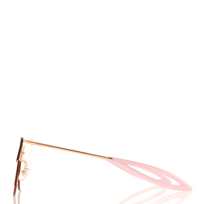 Louis Vuitton Bohemian Vuittony Square Sunglasses Z1234W Pink 3 of 10