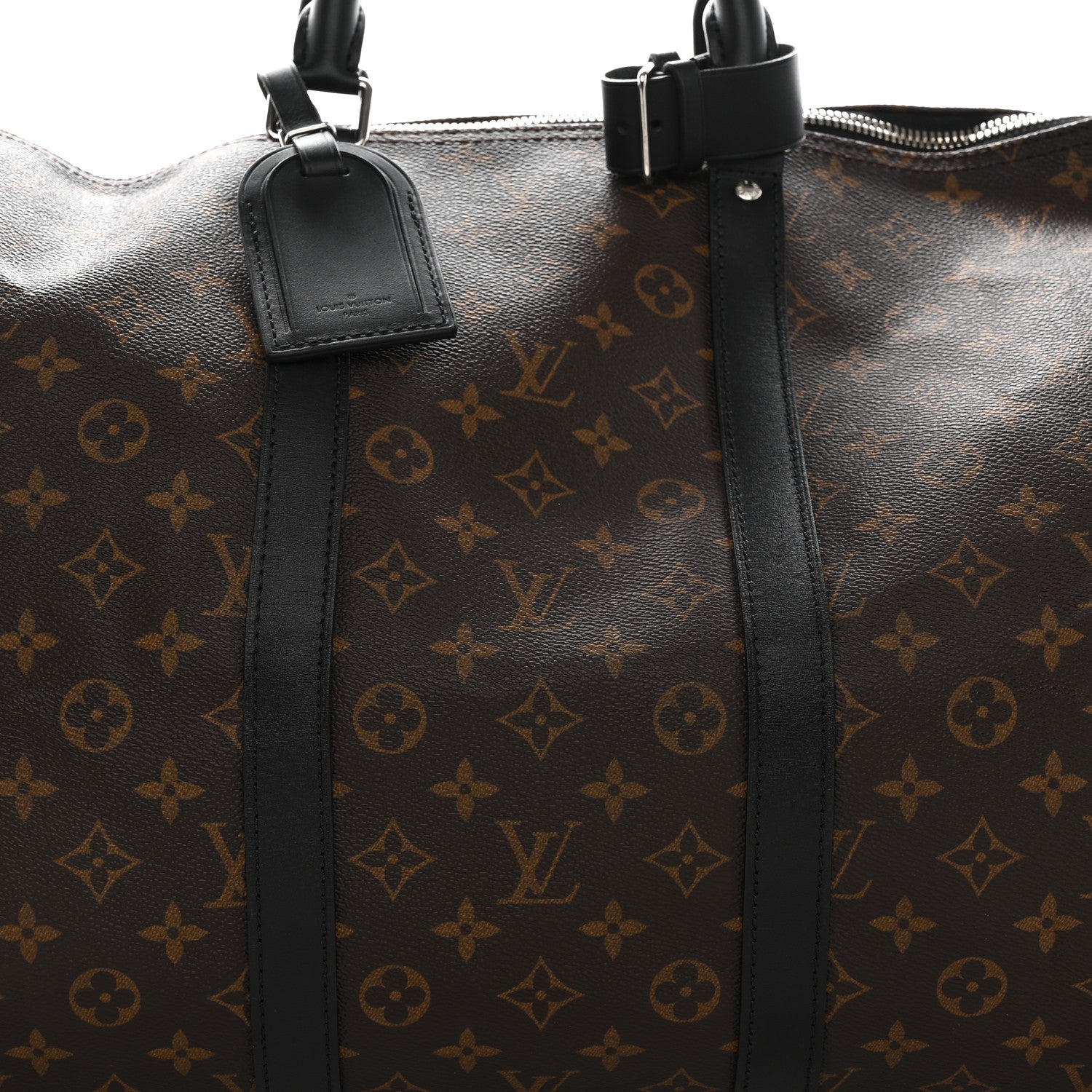 Louis Vuitton Monogram Macassar Keepall Bandouliere 55 6 of 8