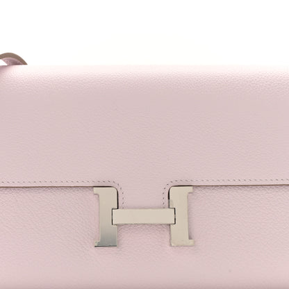 Hermes Evercolor Constance Wallet To Go Mauve Pale 16 of 23