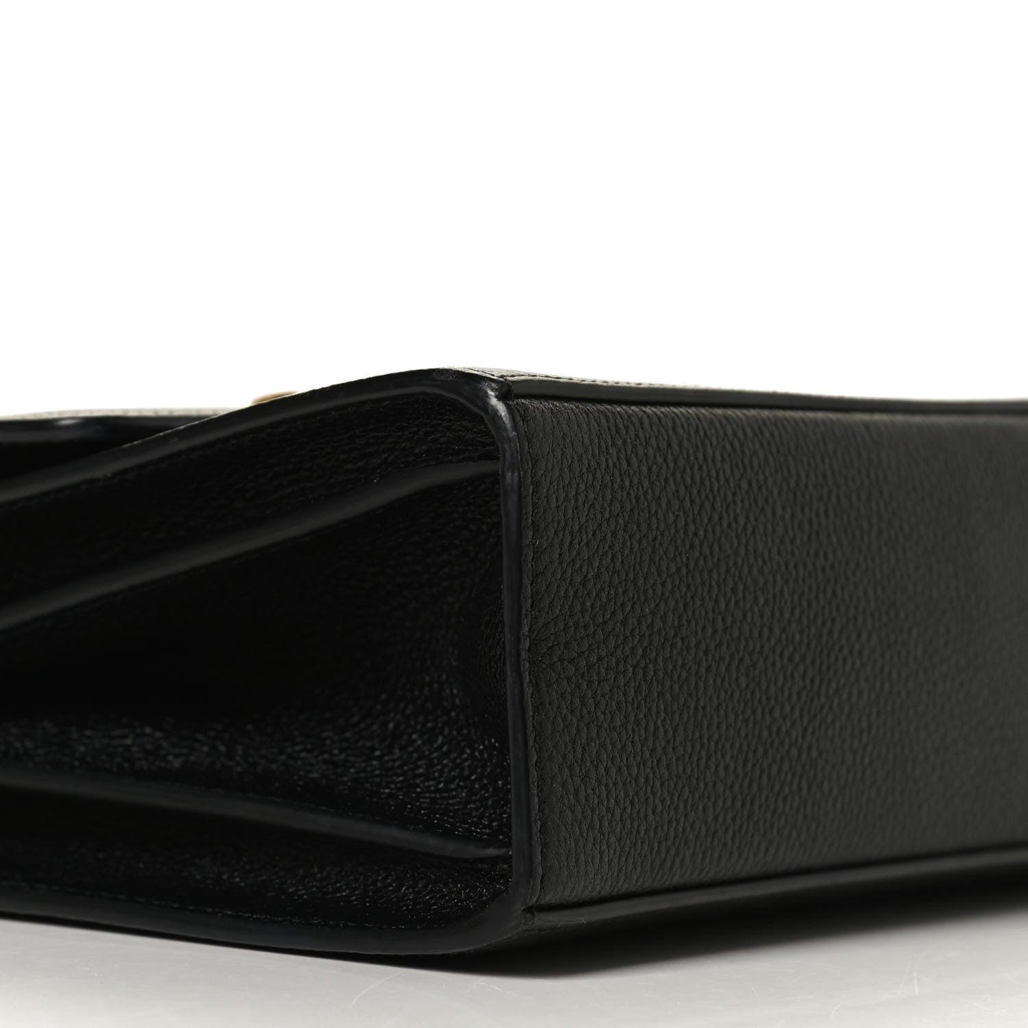 Gucci Grainy Calfskin Small Zumi Shoulder Bag Black 5 of 13