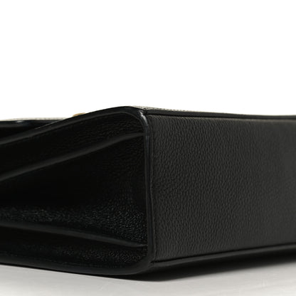 Gucci Grainy Calfskin Small Zumi Shoulder Bag Black 5 of 13