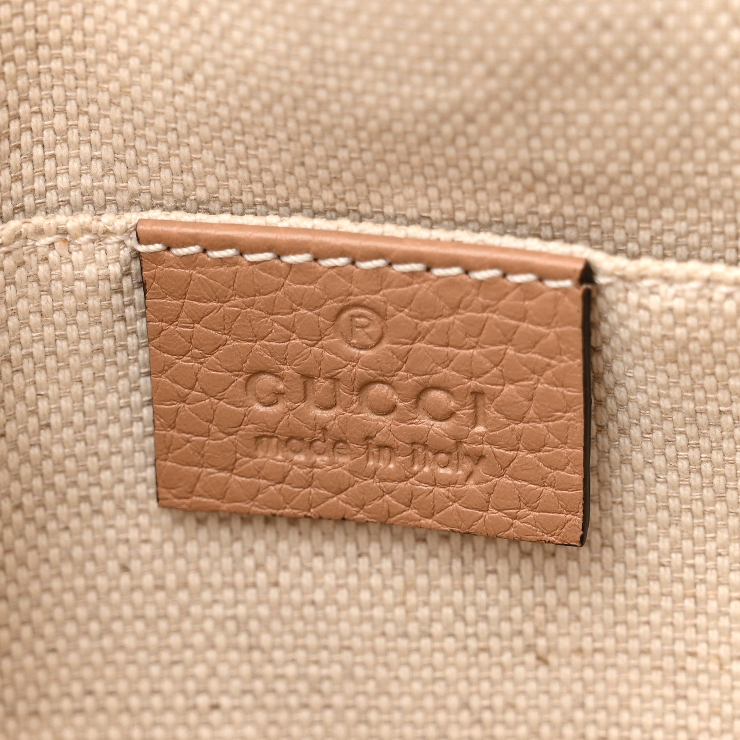 Gucci Pebbled Calfskin Small Soho Disco Bag Camelia 6 of 13