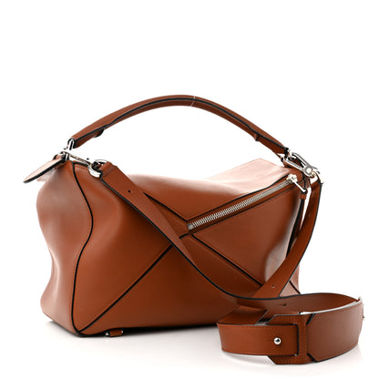 Loewe Calfskin Large Puzzle Bag Tan 3 of 9