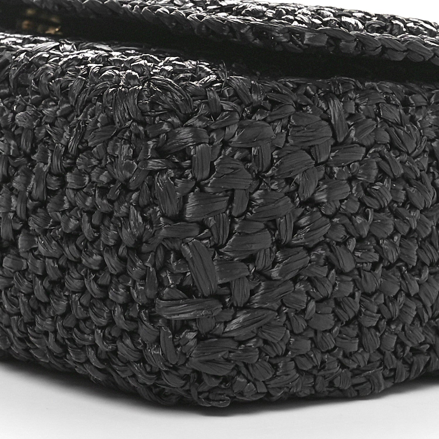 Saint Laurent Raffia Monogram Medium Jamie Black 10 of 11
