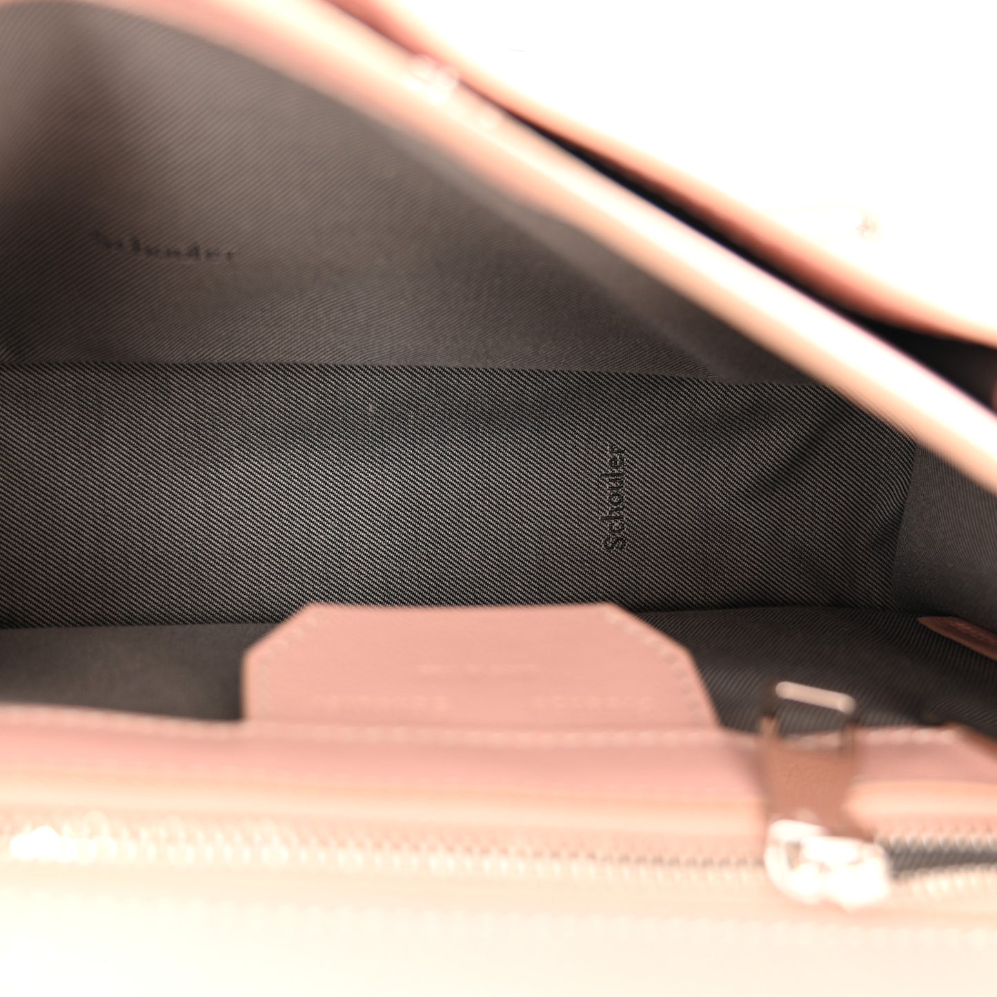 Calfskin Topstitch Tiny PS1 Satchel Pale Pink