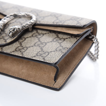 Gucci GG Supreme Monogram Super Mini Dionysus Shoulder Bag Taupe 8 of 9