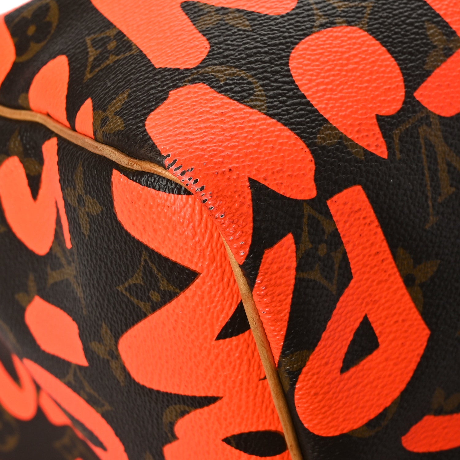 Louis Vuitton Monogram Graffiti Keepall 50 Orange 9 of 10