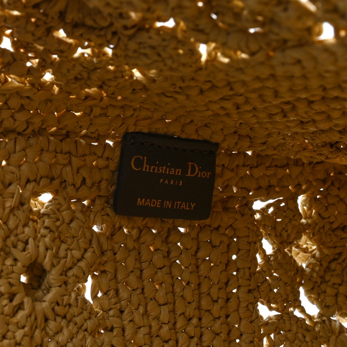 Woven Raffia Floral Embellished Small Book Tote Natural