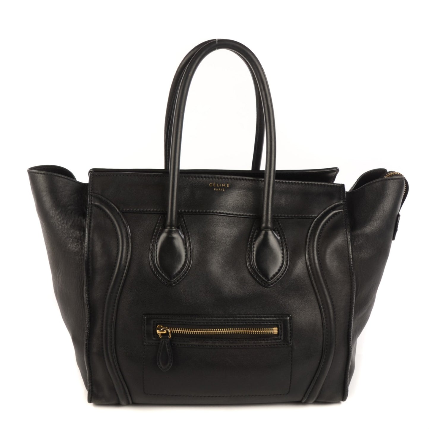 Smooth Calfskin Mini Luggage Black