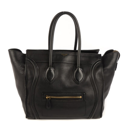 Celine Smooth Calfskin Mini Luggage Black 1 of 10