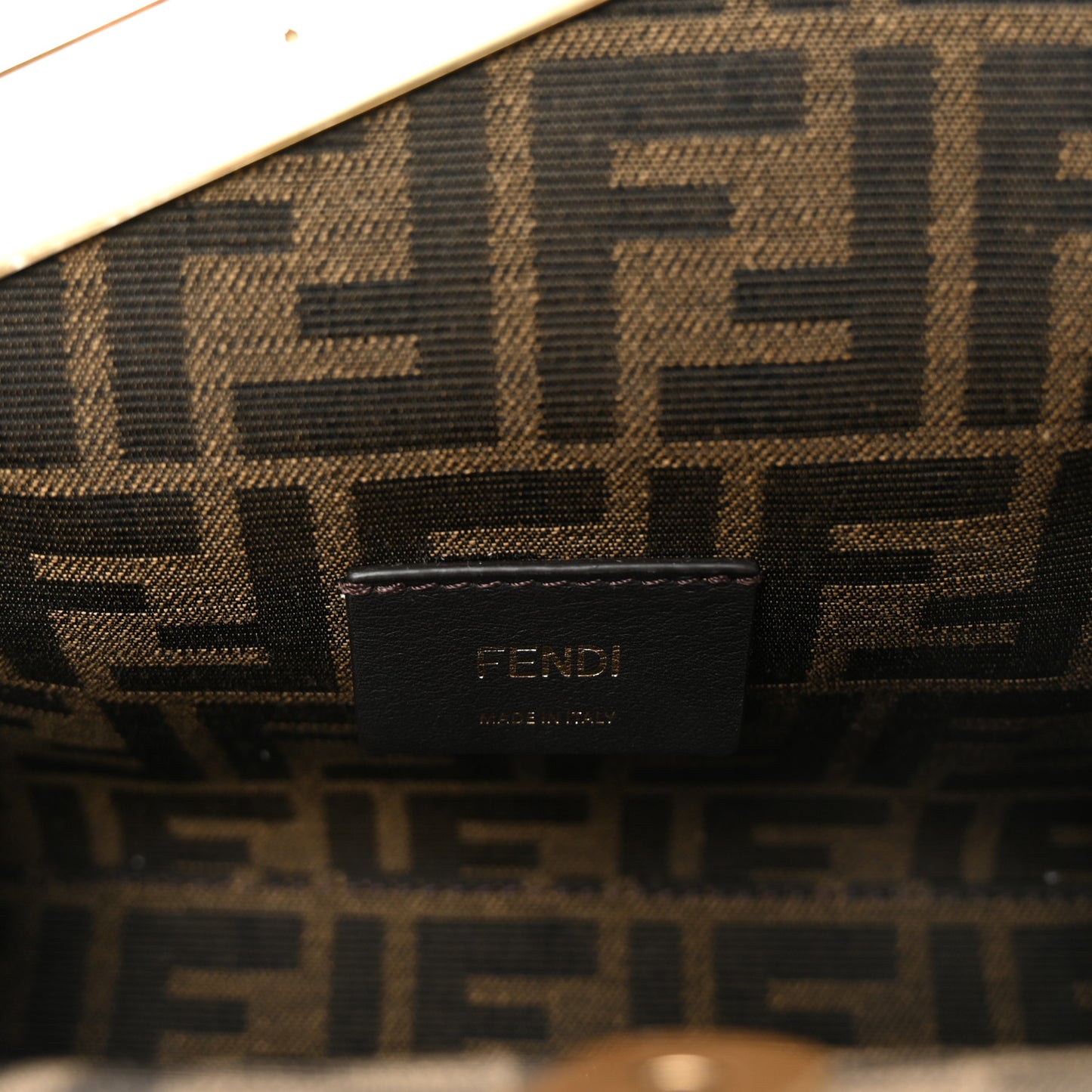 Snakeskin Small Fendi First Dark Grey