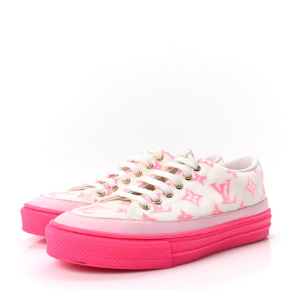 Louis Vuitton Technical Fabric Monogram Stellar Sneakers 37 Rose Pop 4 of 9