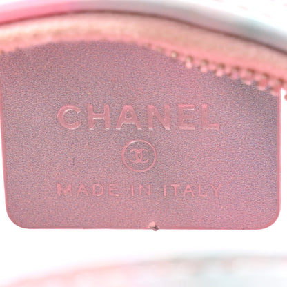 Chanel PVC Lambskin Filigree Round Clutch With Chain Pink 6 of 13