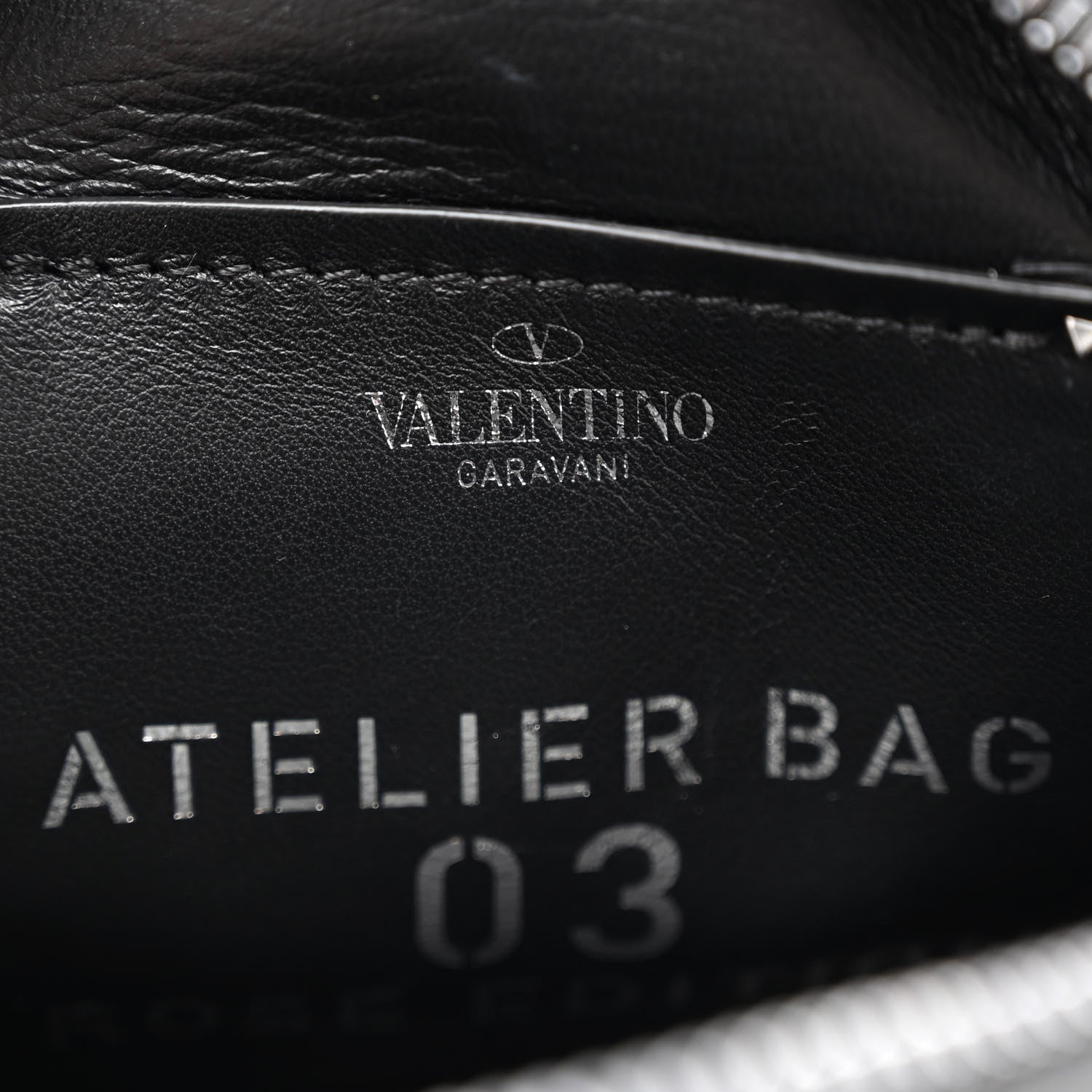Valentino Garavani Nappa Atelier 03 Rose Edition Round Crossbody Bag Black 6 of 9