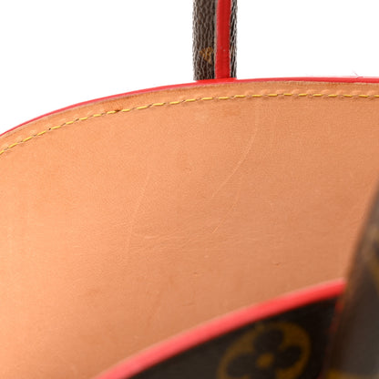 Louis Vuitton Monogram Calf Hair Spikes Iconoclasts Christian Louboutin Tote Red 11 of 19