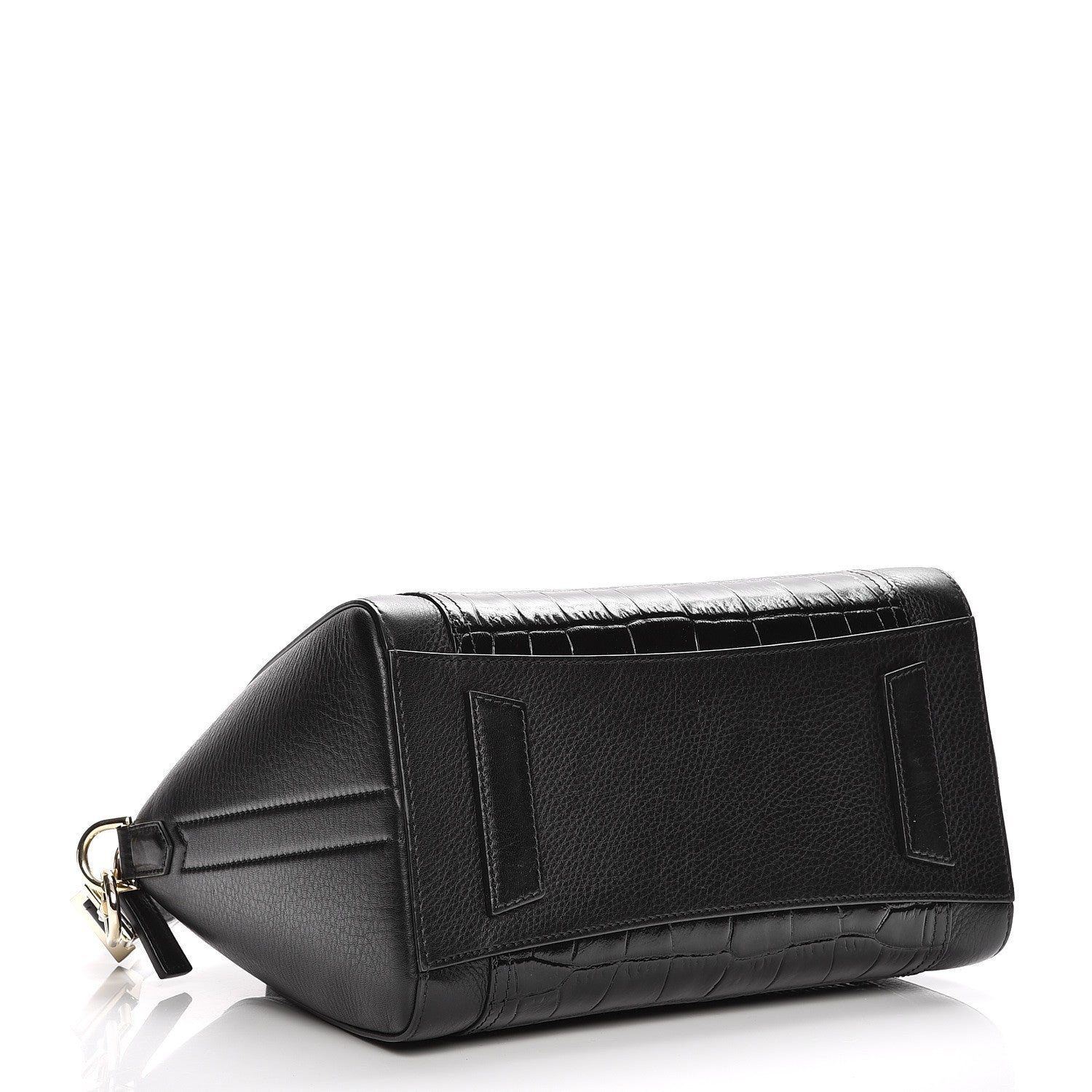 Givenchy Calfskin Crocodile Embossed Small Antigona Black 5 of 8