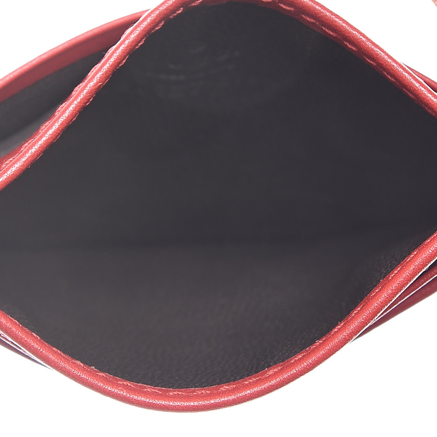 Gucci Calfskin Matelasse GG Marmont Card Holder Hibiscus Red 5 of 7