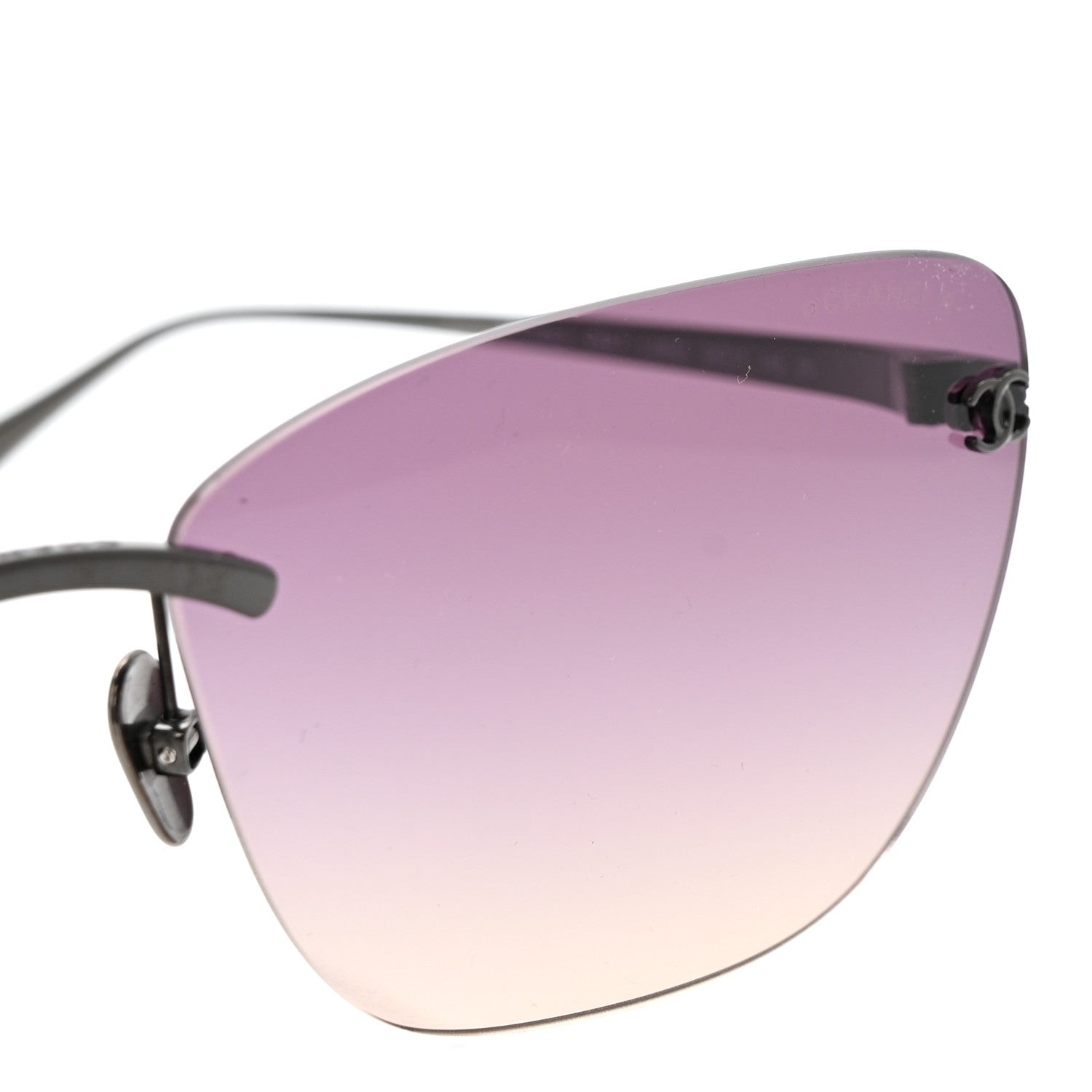 Chanel Titanium Cat Eye CC Sunglasses 4286-T Black 1840642